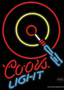 Coors Light Neon Darts Neon Sign  