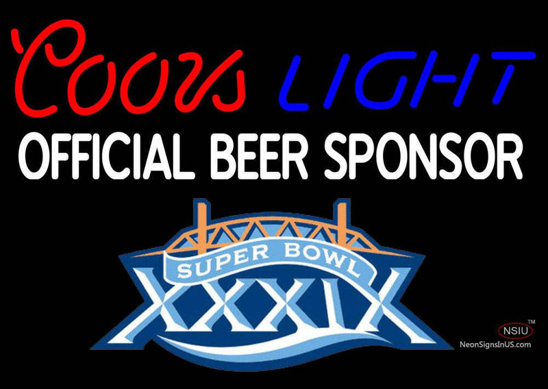 Coors Light Official Beer Sponsor Beer Neon Sign
