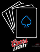 Coors Light Poker Cards Neon Sign 7 