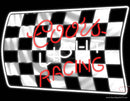 Coors Light Racing Checker Flag Beer Sign