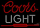 Coors Light Red Neon Beer Sign