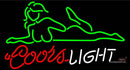 Coors Light Sexy Girl Neon Beer Sign