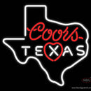 Coors Loves Texas Neon Beer Sign x