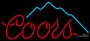Coors Mountain Neon Beer Sign