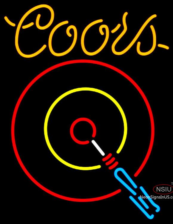 Coors Neon Darts Neon Sign  