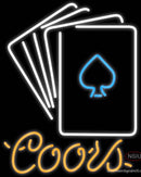Coors Neon Poker Cards Neon Sign 7 