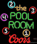 Coors Pool Room Billiards Neon Beer Sign  
