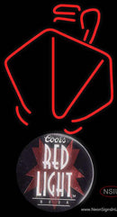 Coors Red Light Man Neon Beer Sign