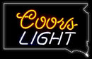 coors light in South Dakota neon sign