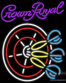 Crown Royal Darts Pin Neon Sign  