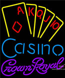 Crown Royal Poker Casino Ace Series Neon Sign