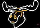 Moose Head Logo Neon Sign