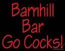 Custom Barnhill Bar Go Cocks Neon Sign 