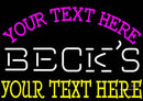 Custom Becks Neon Beer Sign 