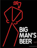 custom big mans beer neon sign 