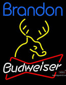 Custom Brandon Budweiser Logo Neon Sign 