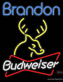 Custom Brandon Budweiser Logo Neon Sign 