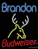 Custom Brandon Budweiser Logo Neon Sign 
