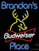 Custom Brandon Budweiser Logo Neon Sign 
