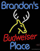 Custom Brandon Budweiser Logo Neon Sign 