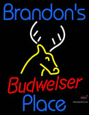 Custom Brandon Budweiser Logo Neon Sign 