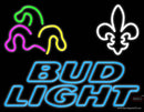 Custom Bud Light Mardi Gras Neon Sign 