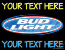 Custom Bud light Neon Beer Sign 
