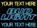 Custom Bud light Neon Beer Sign 