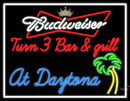 Custom Budweiser Turn  Bar And Grill Neon Sign 