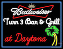 Custom Budweiser Turn  Bar And Grill Neon Sign 