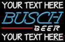 Custom Busch Beer Neon Beer Sign 