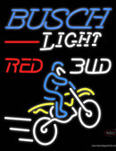 Custom Busch Light Motocross Neon Sign 