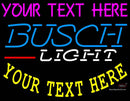 Custom Busch Light Neon Beer Sign 