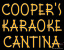 Custom Coopers Karaoke Cantina Neon Sign 