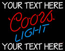 Custom Coors Light Neon Beer Sign 