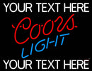 Custom Coors Light Neon Beer Sign