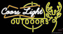 Coors Light Outdoors Neon Sign