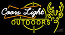Coors Light Outdoors Neon Sign