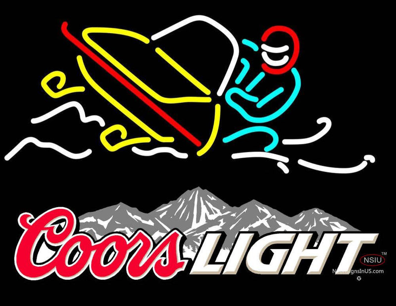 Coors Light Snowmobile Neon Sign 