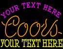 Custom Coors Neon Beer Sign 