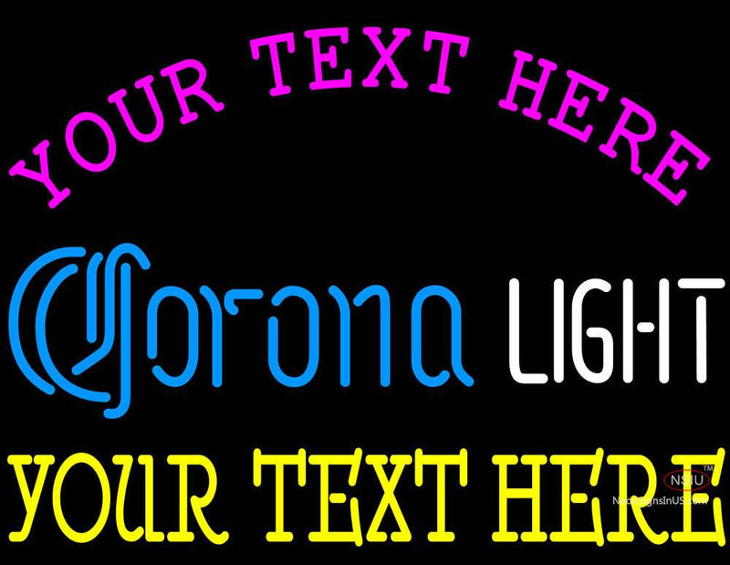 Custom Corona Light Neon Beer Sign 