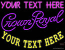 Custom Crown Royal Logo Neon Beer Sign 