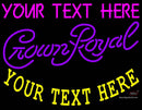 Custom Crown Royal Logo Neon Beer Sign 