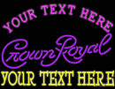 Custom Crown Royal Logo Neon Beer Sign