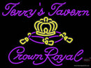 Custom Crown Royal Terrys Tavern Neon Sign 