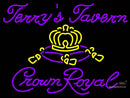 Custom Crown Royal Terrys Tavern Neon Sign 