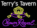 Custom Crown Royal Terrys Tavern Neon Sign 