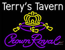 Custom Crown Royal Terrys Tavern Neon Sign 