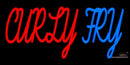 Custom Curly Fry Neon Sign 