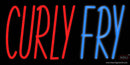 Custom Curly Fry Neon Sign 